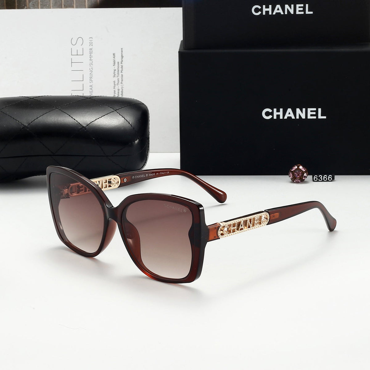 2026 New Women's UV Protection Sunglasses TR90 Frame 6366