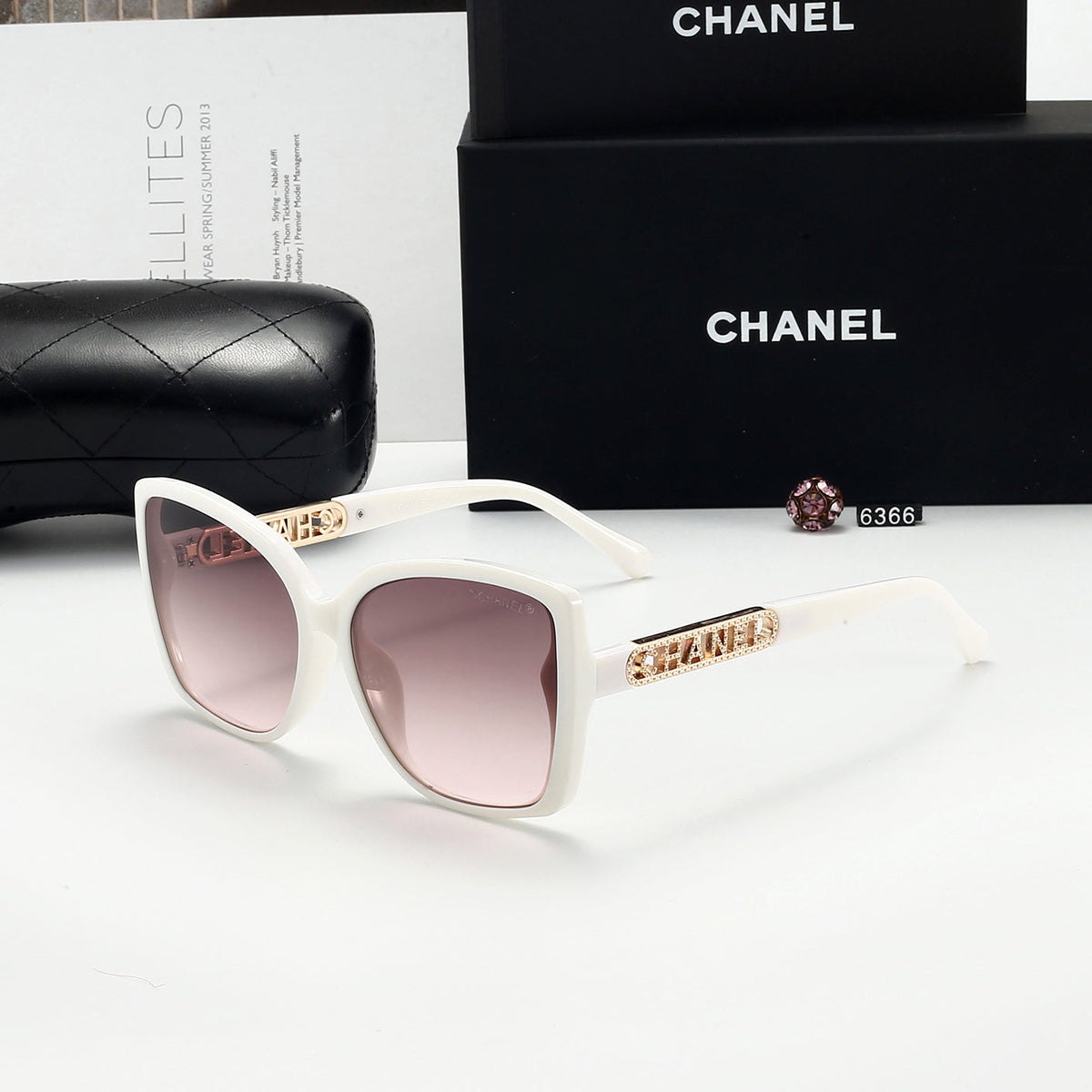 2026 New Women's UV Protection Sunglasses TR90 Frame 6366