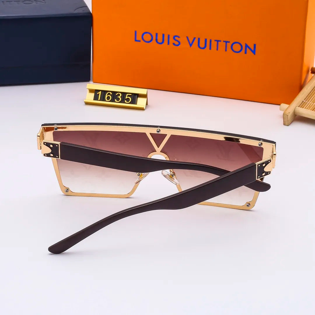 2026 New Fashion One Piece Watermark Square Sunglasses