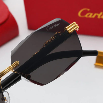 2026 5-color fashionable CAR letter flat sunglasses