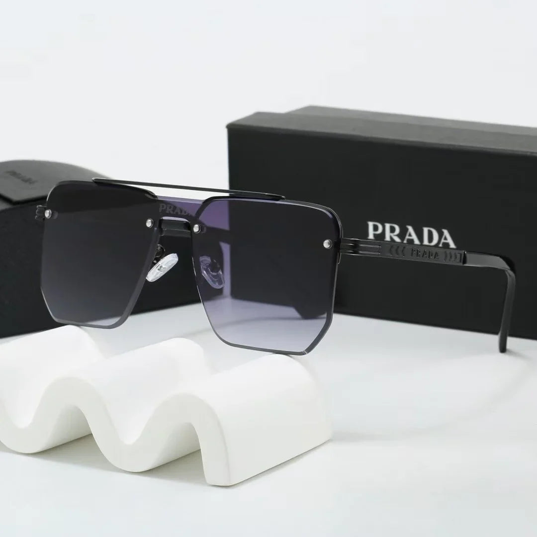 2026 New gradient frameless thin sunglasses