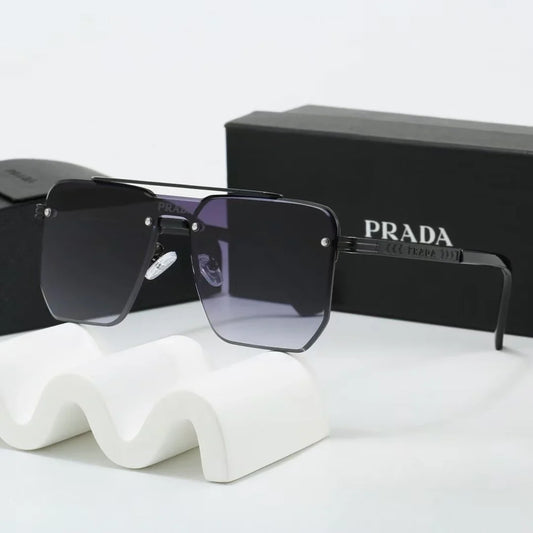 2026 New gradient frameless thin sunglasses