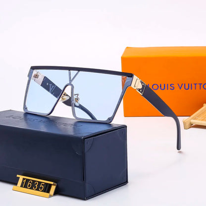 2026 New Fashion One Piece Watermark Square Sunglasses