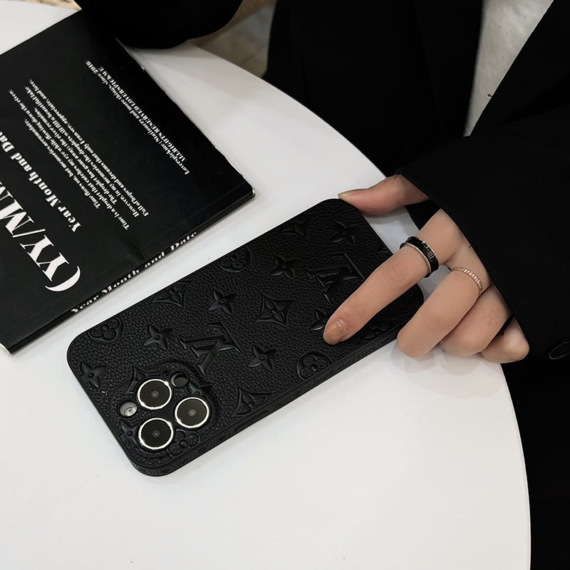 Lou Color Leather iPhone Case