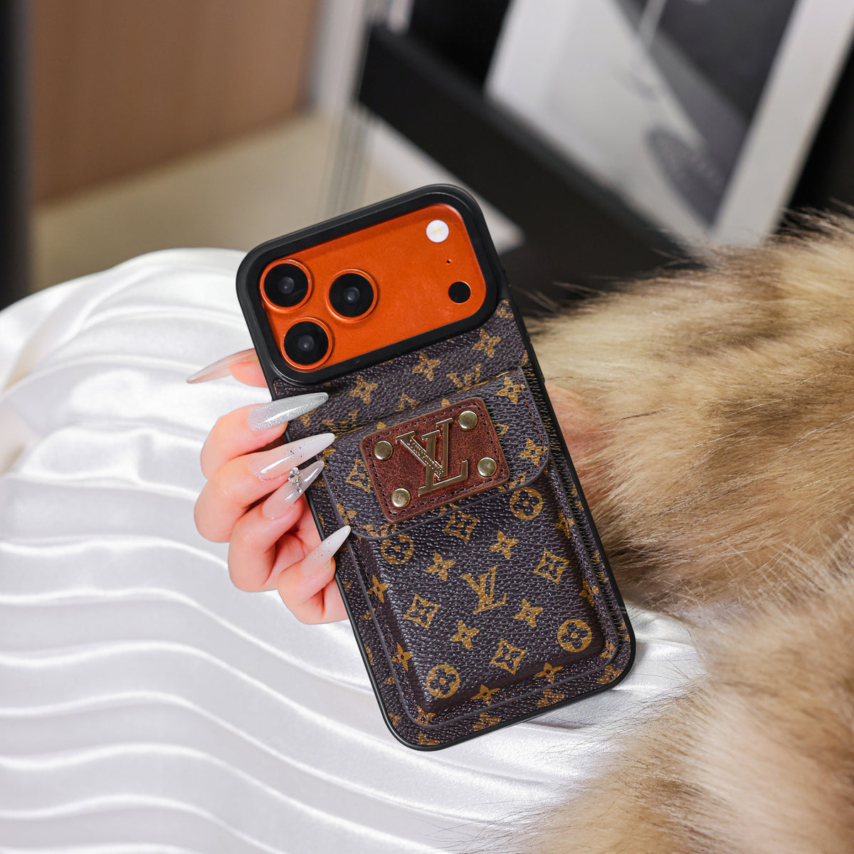 New Classic Luxury Card Holder Phone Case  08