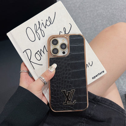 Lou Crocodile Pattern Color iPhone Case