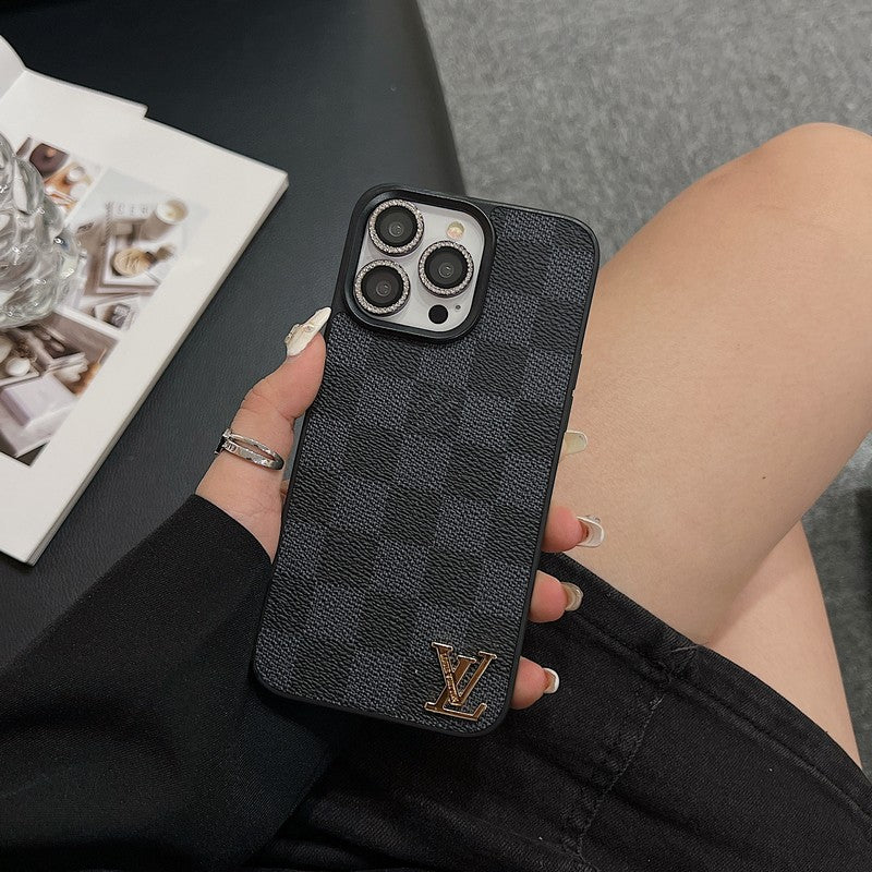 Lou Classic Leather iPhone Case