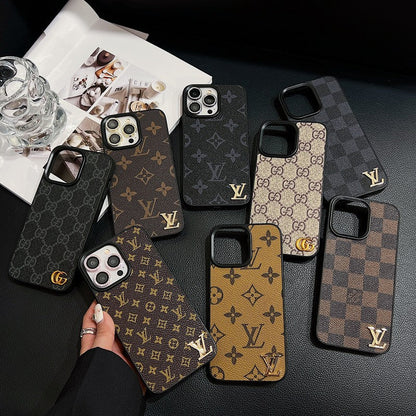 Lou Classic Leather iPhone Case