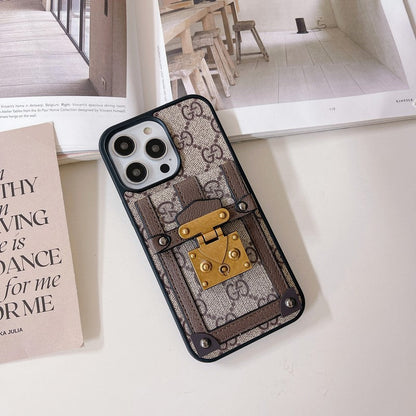 GG Lou Card Holder iPhone Case