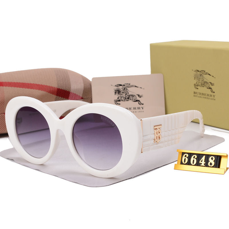 2026 Fashion Round Checkered Sunglasses