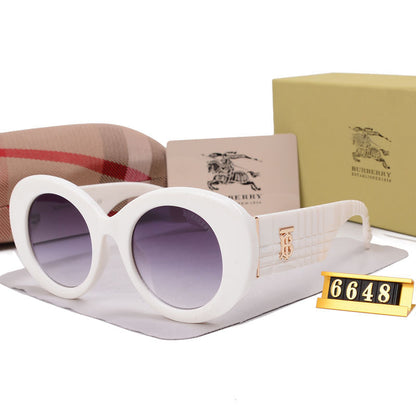 2026 Fashion Round Checkered Sunglasses