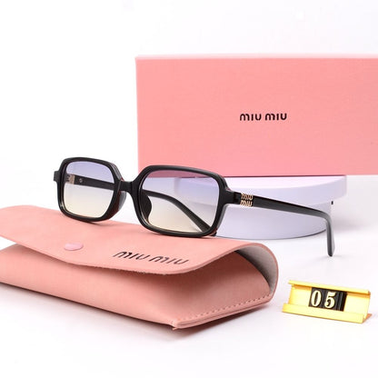 2026 Leopard Print Square Frame Retro Glasses & Sunglasses