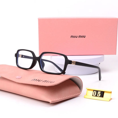 2026 Leopard Print Square Frame Retro Glasses & Sunglasses