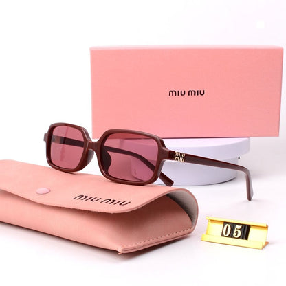 2026 Leopard Print Square Frame Retro Glasses & Sunglasses