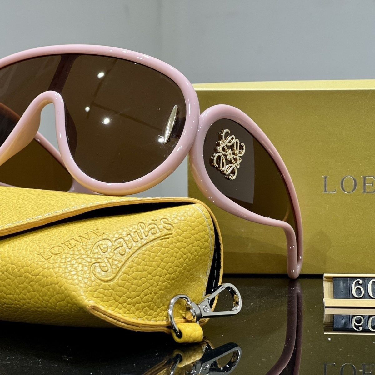 2024 Large Frame One Piece Printed Sunglasses