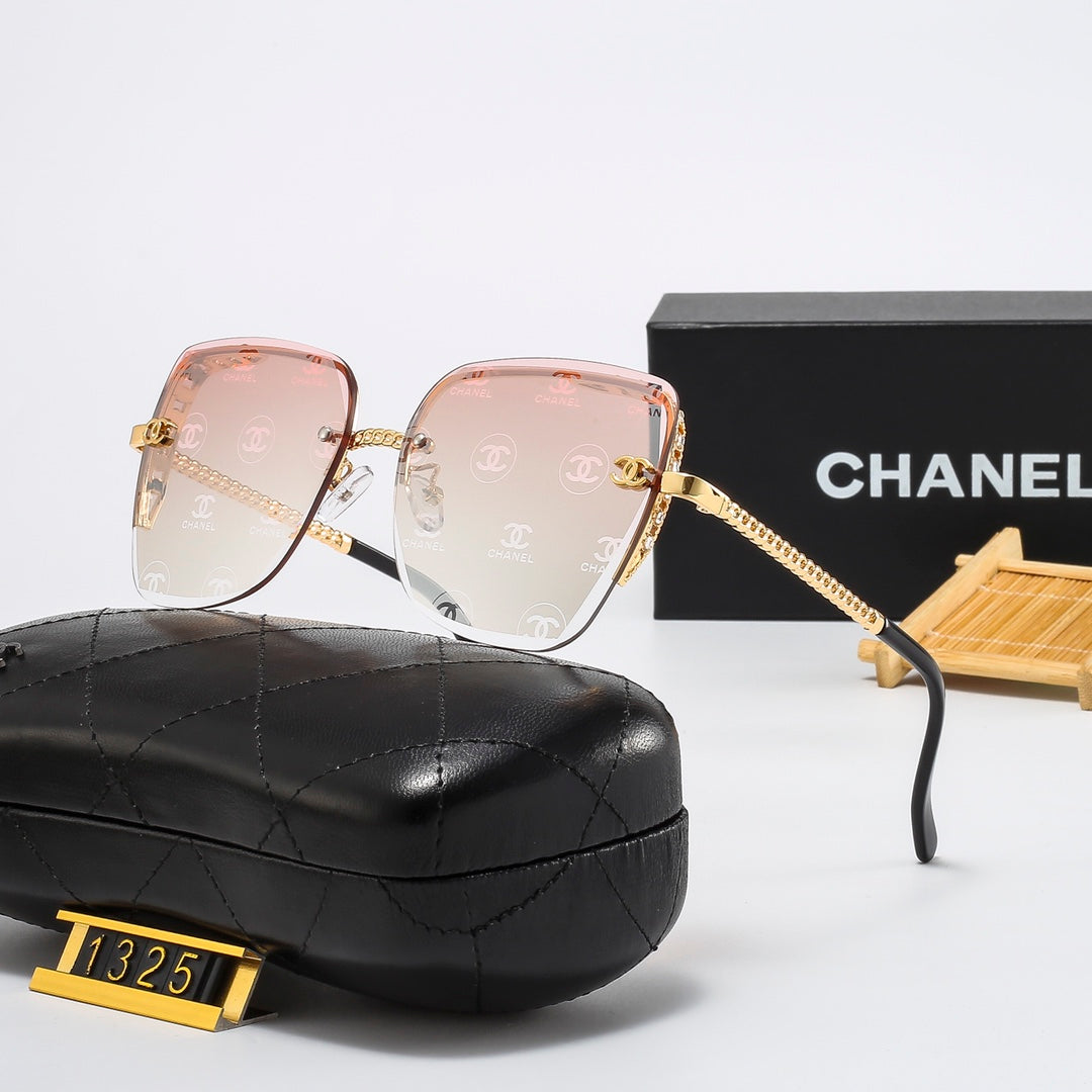 2026 8 colors rimless thin lens metal sunglasses 1325