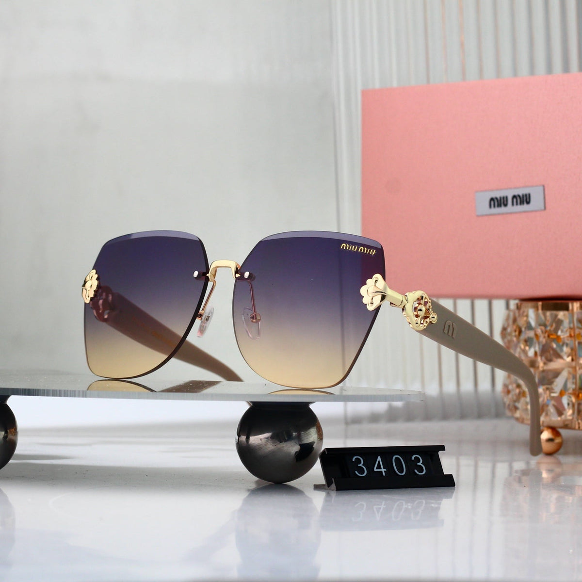 2026 New Frameless Metal Sunglasses