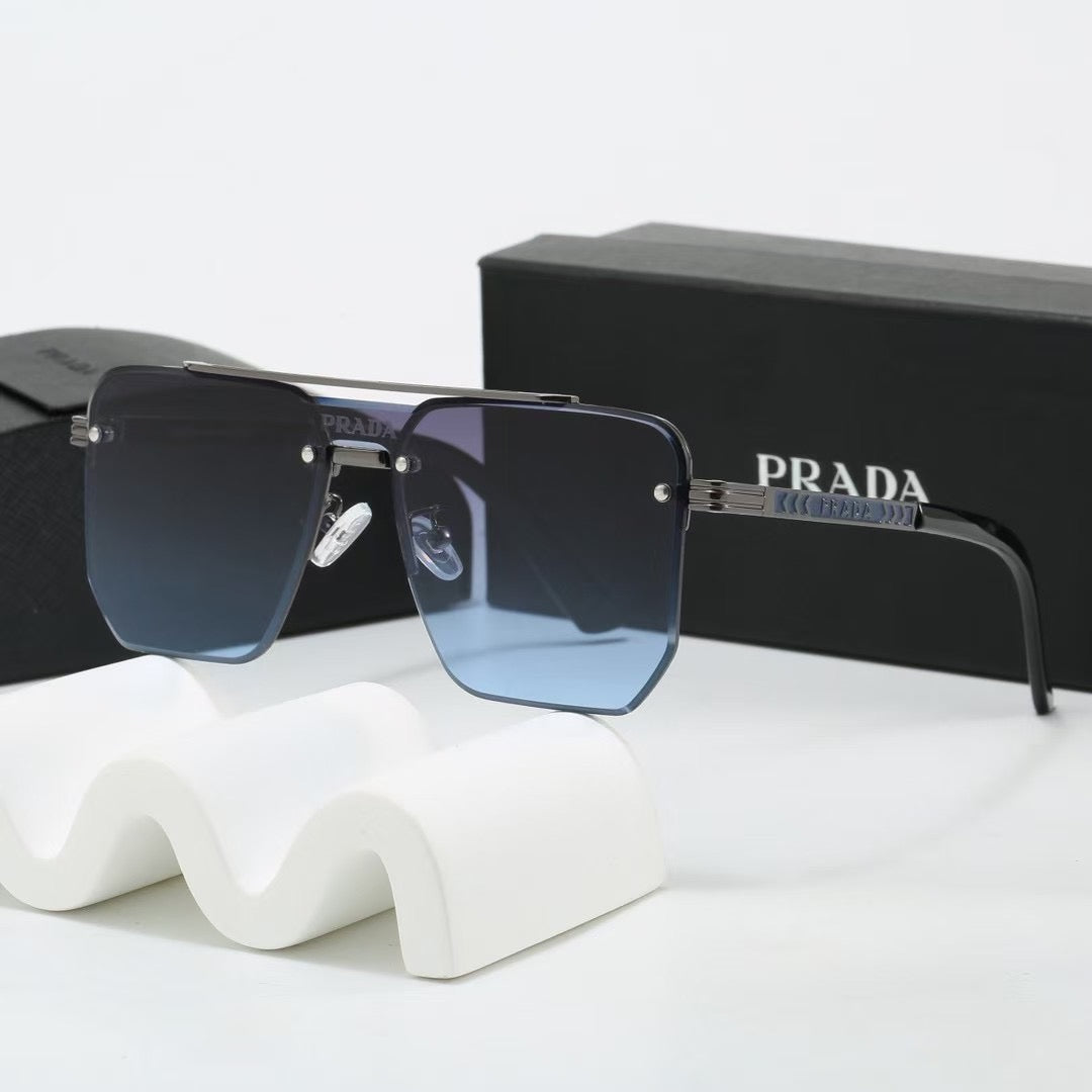 2026 New gradient frameless thin sunglasses