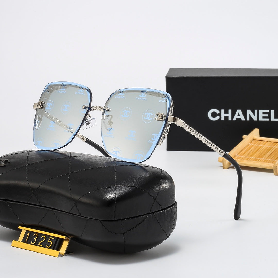 2026 8 colors rimless thin lens metal sunglasses 1325