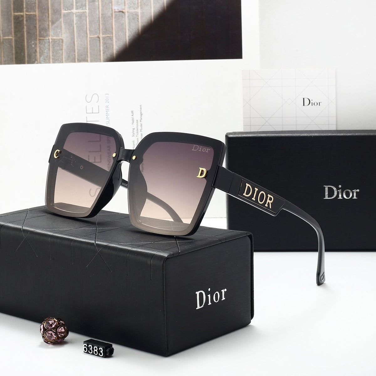 2026 5 colors fashionable thickened beautiful edge high definition gradient color ocean lens series