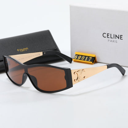 2026 7 colors new integrated lens metal frame sunglasses  69017