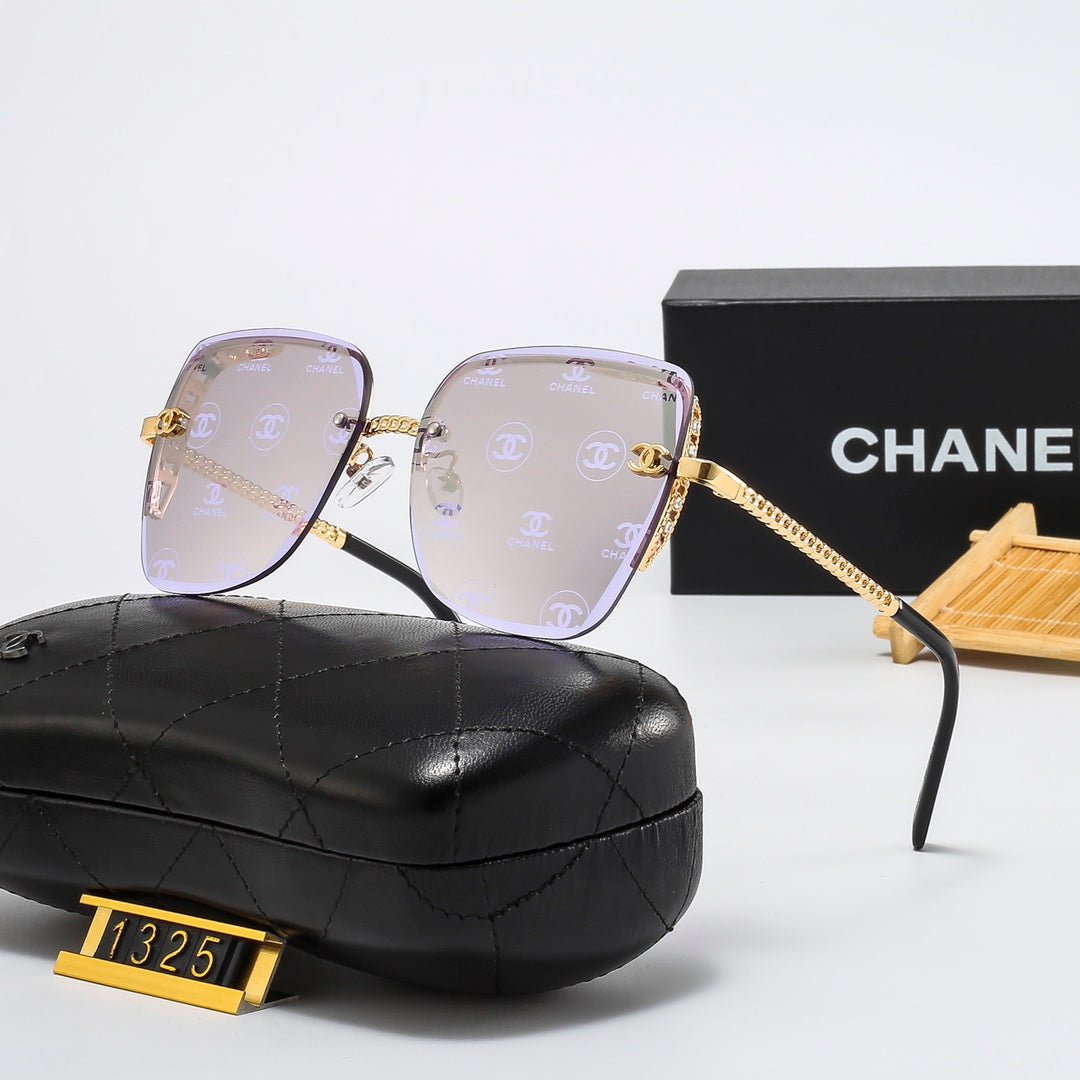 2026 8 colors rimless thin lens metal sunglasses 1325