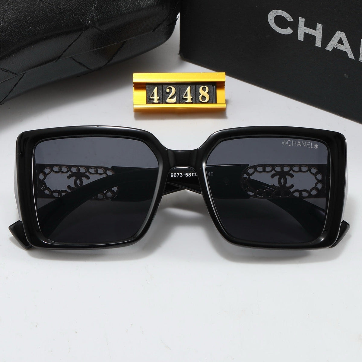 2026 5 colors new full lens iconic logo sunglasses