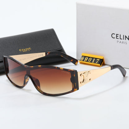 2026 7 colors new integrated lens metal frame sunglasses  69017