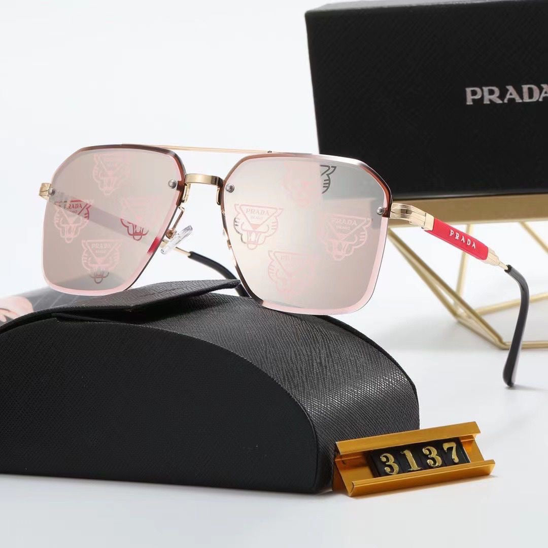 2024 Hot new metal frame square lens sunglasses