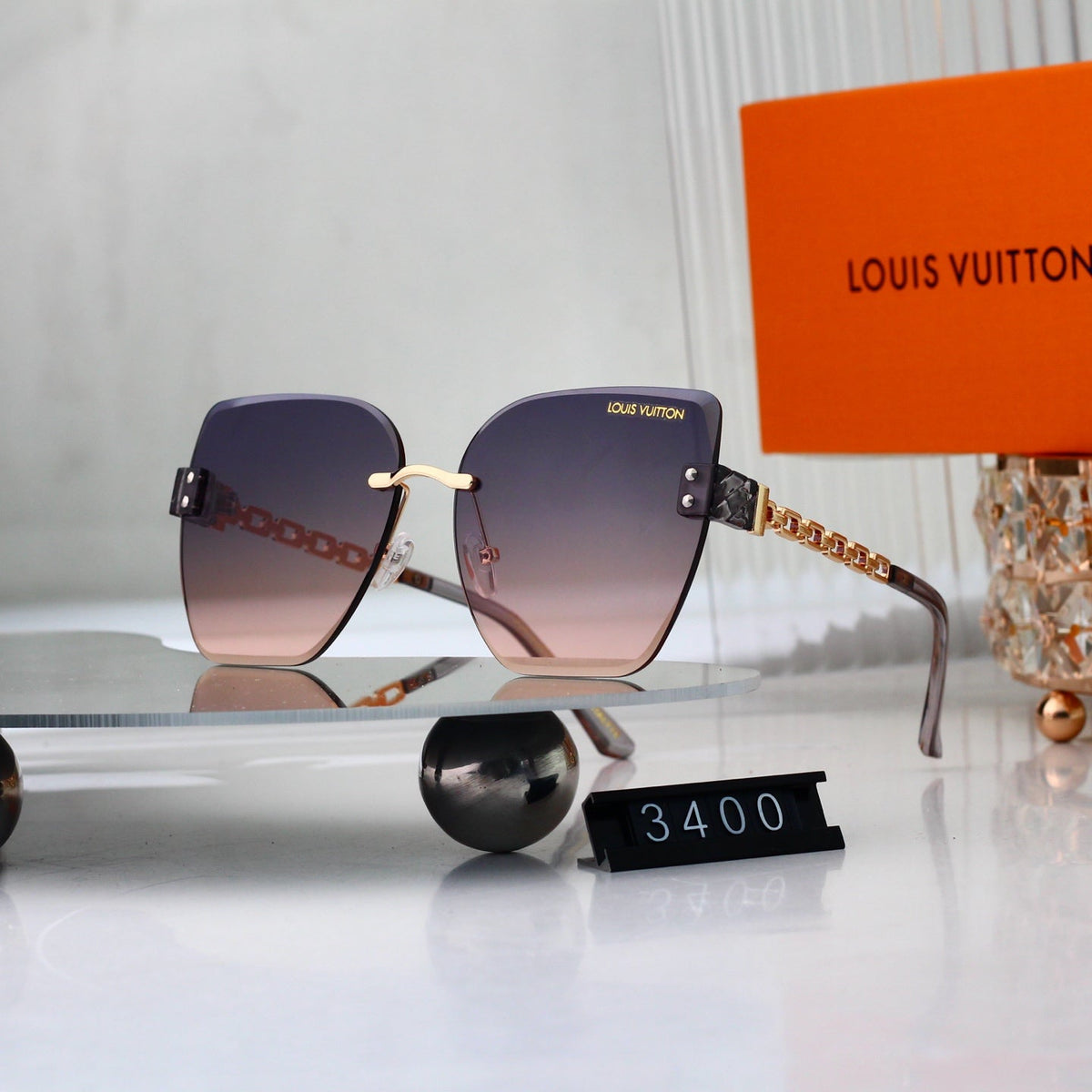 2025 New Frameless Metal Sunglasses