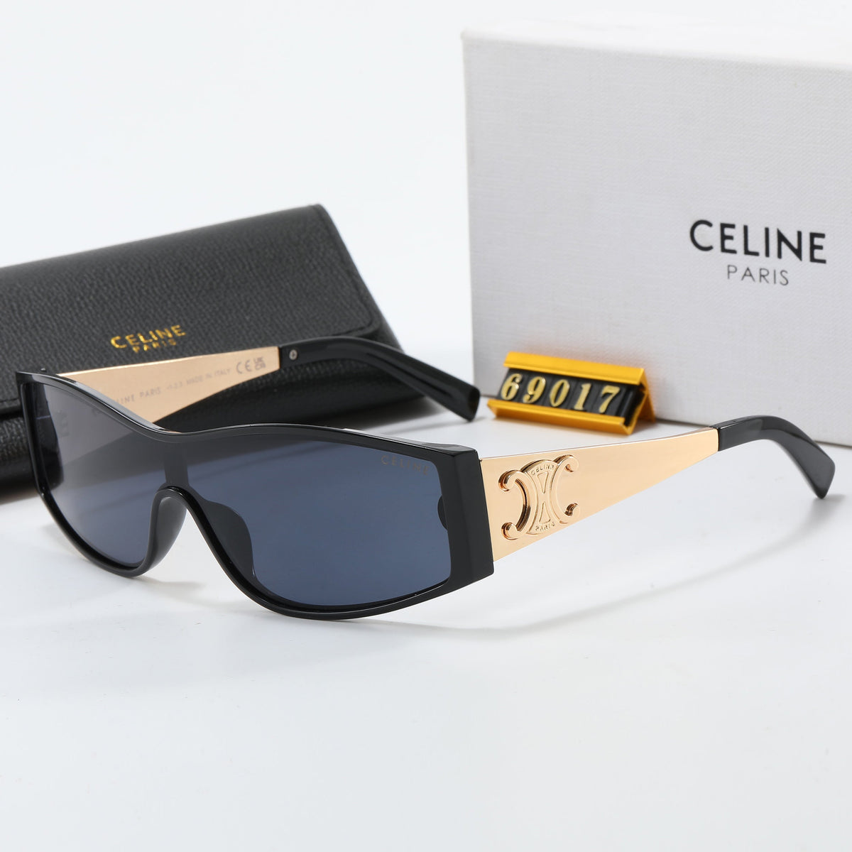 2026 7 colors new integrated lens metal frame sunglasses  69017