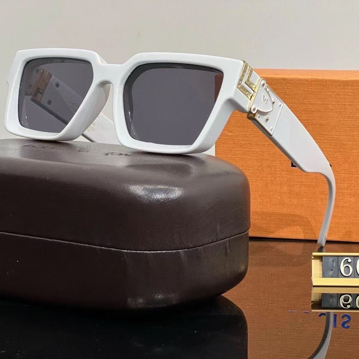 2026 New Millionaire Series Sunglasses Retro Internet Celebrity Fashion Sunglasses Square Frame UV Sunglasses