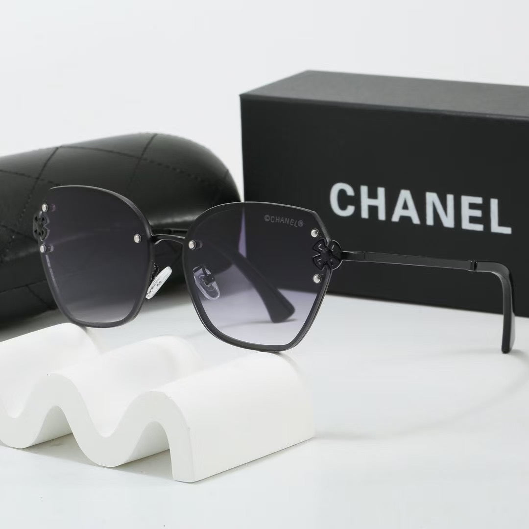 2026 7 colors frameless metal thin lens sunglasses