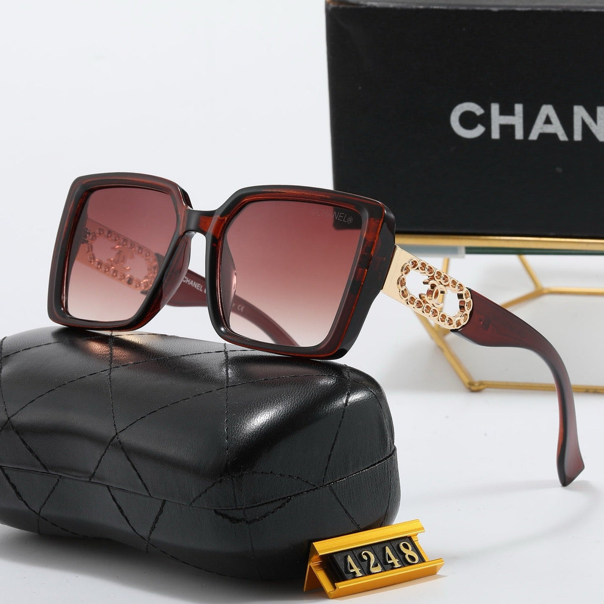2026 5 colors new full lens iconic logo sunglasses