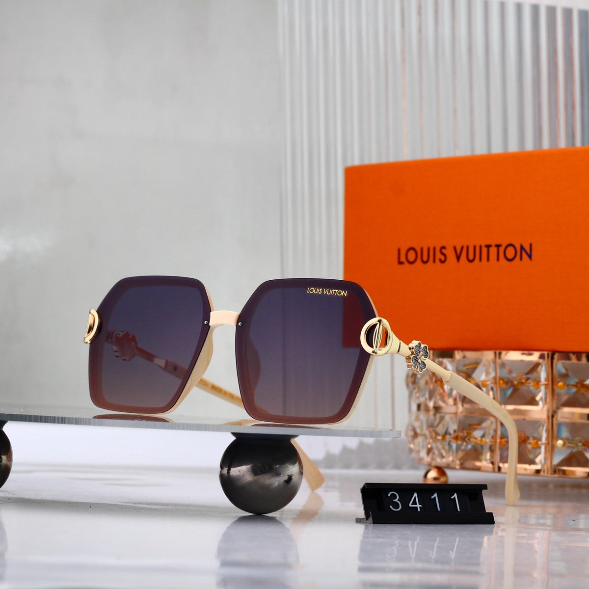 2026 New full frame metal sunglasses