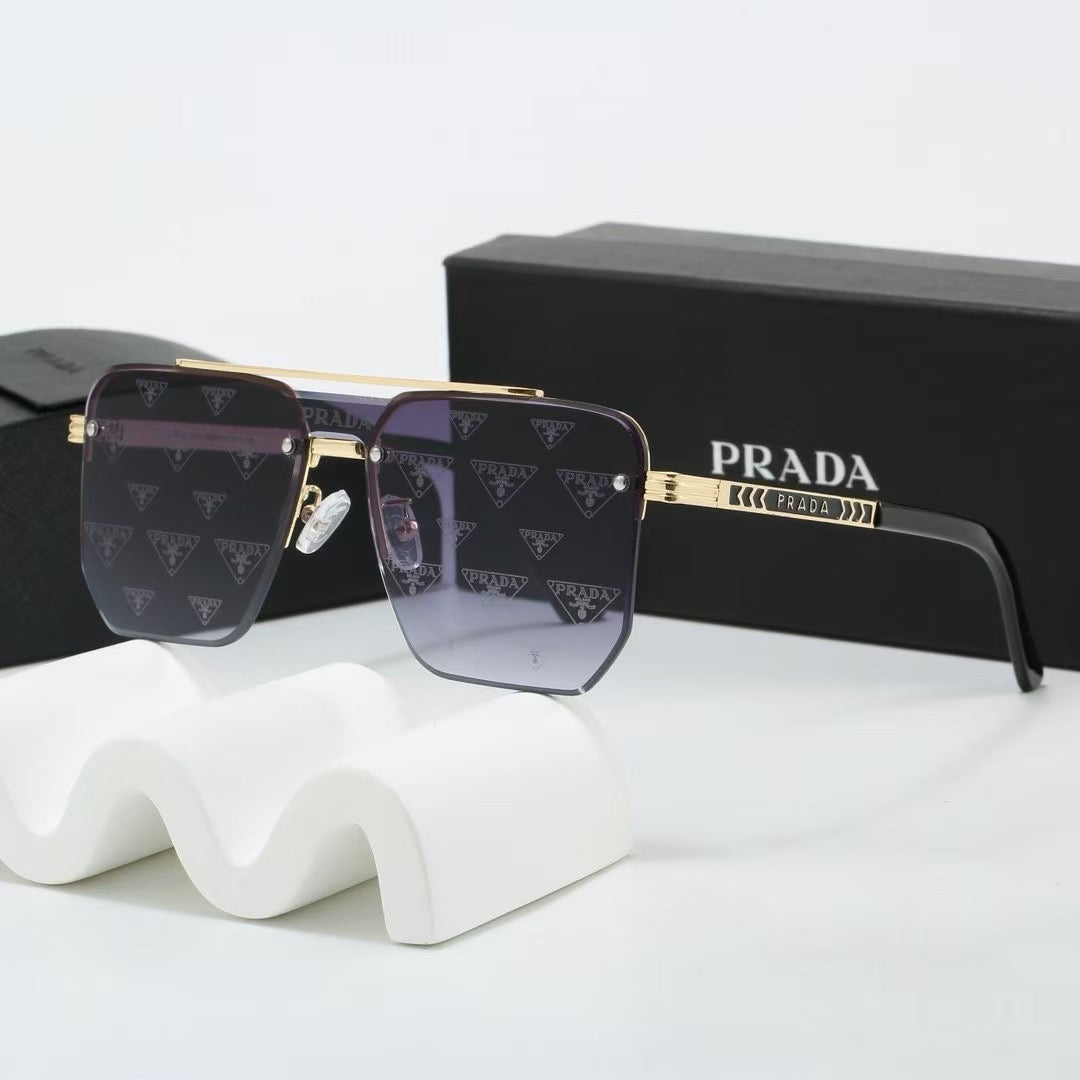 2026 New gradient frameless thin sunglasses
