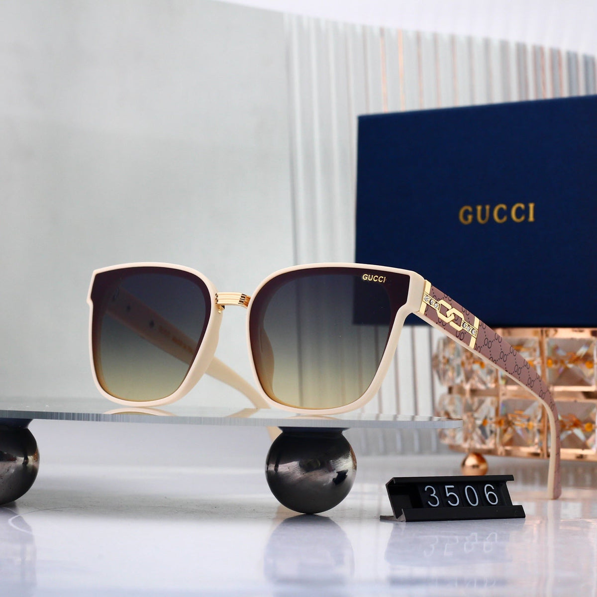 2026 Full Frame Cat Shape Gradient Sunglasses