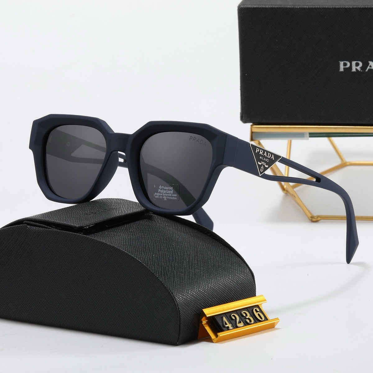 2026 5-color irregular lenses, many people like and popular sunglasses 4236