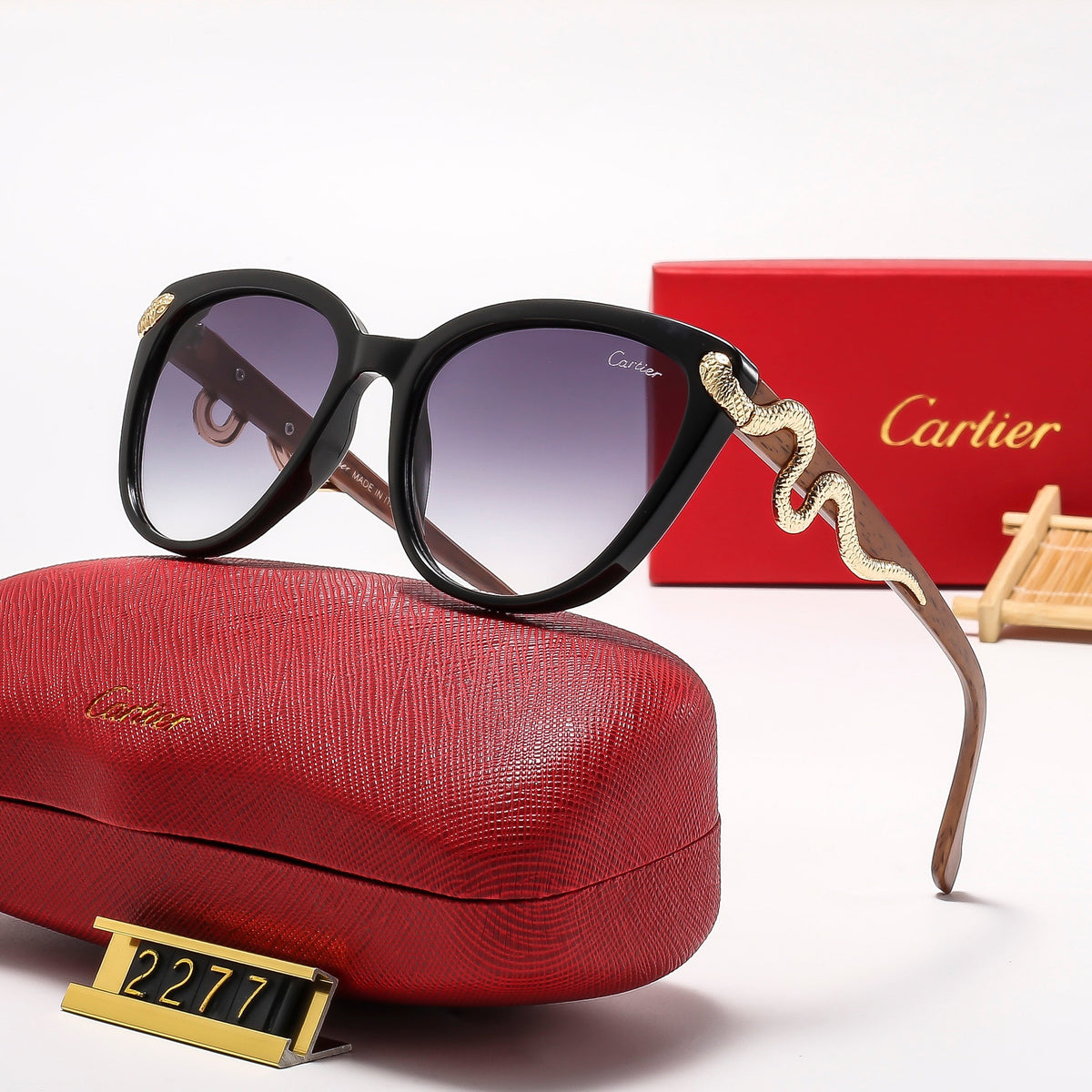 2026 7 colors golden snake logo hot sunglasses