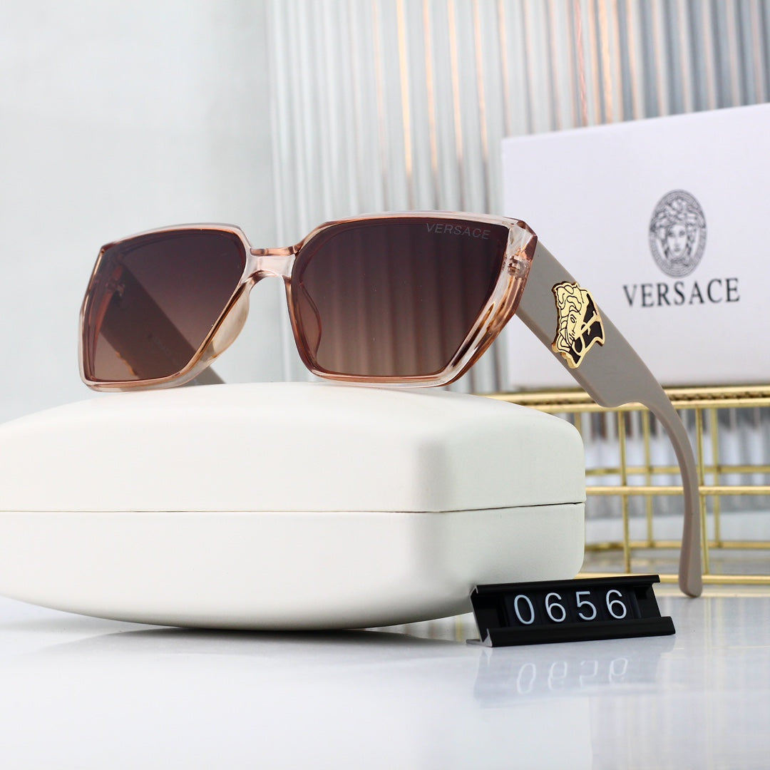2026 7 colors square frame anti-ultraviolet cat-eye sunglasses 0656