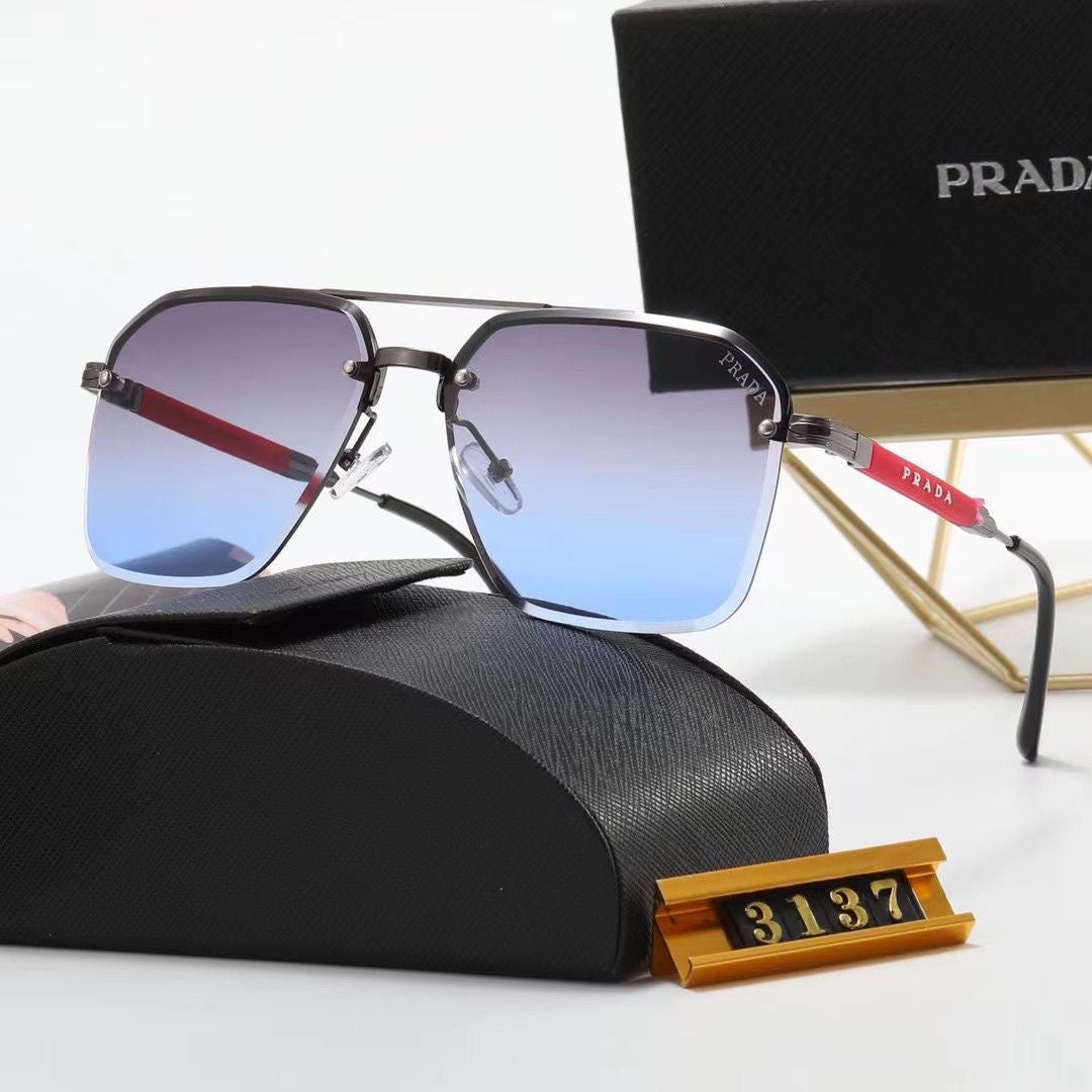 2024 Hot new metal frame square lens sunglasses