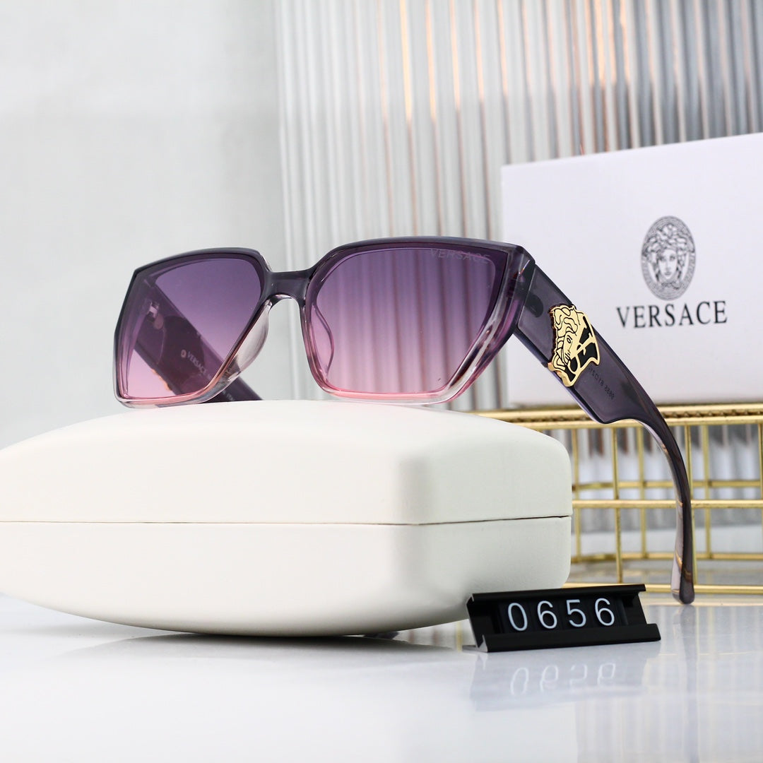 2026 7 colors square frame anti-ultraviolet cat-eye sunglasses 0656