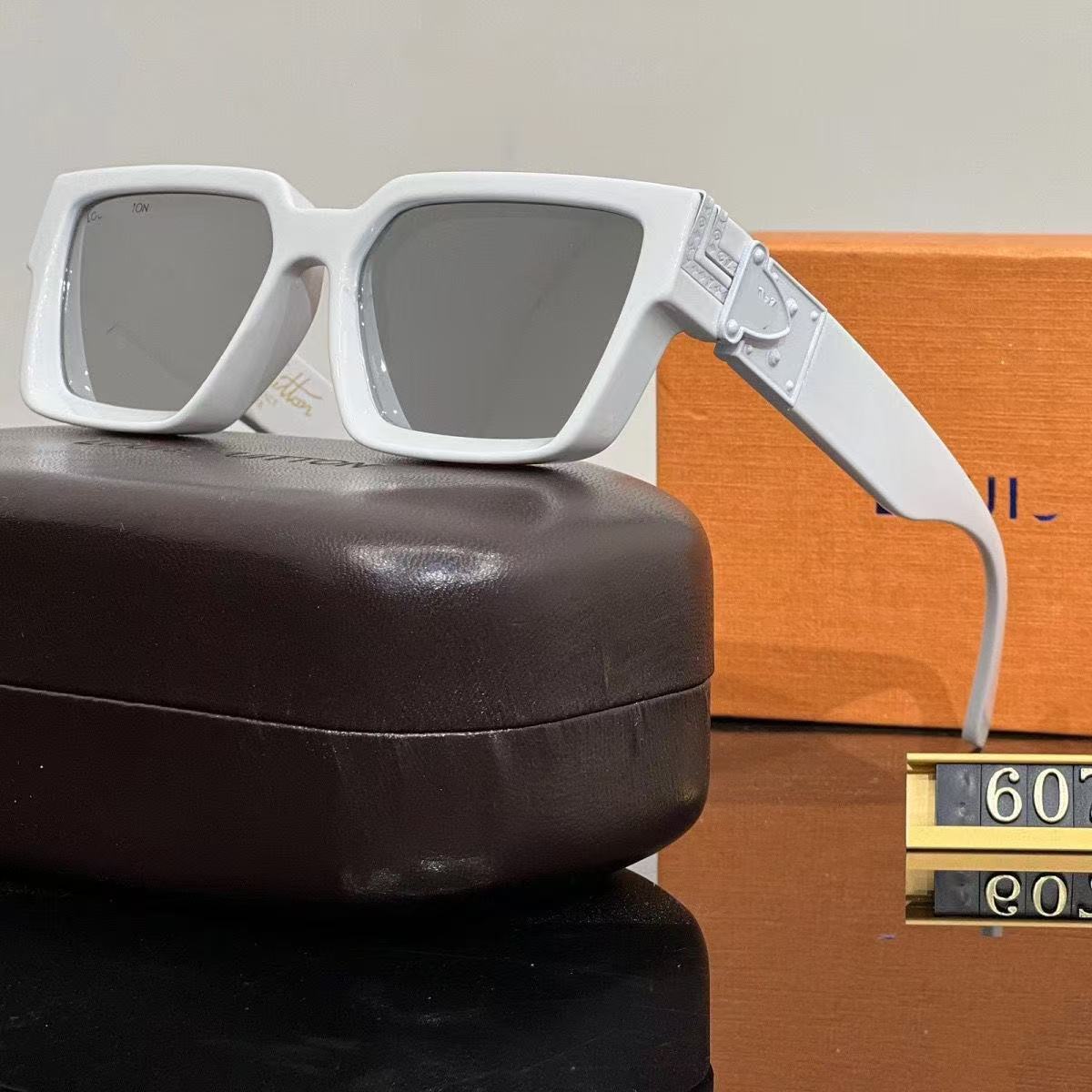 2026 New Millionaire Series Sunglasses Retro Internet Celebrity Fashion Sunglasses Square Frame UV Sunglasses