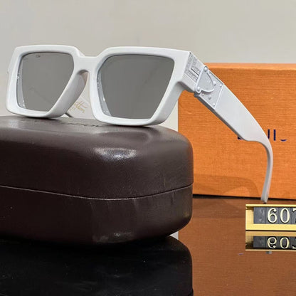 2026 New Millionaire Series Sunglasses Retro Internet Celebrity Fashion Sunglasses Square Frame UV Sunglasses