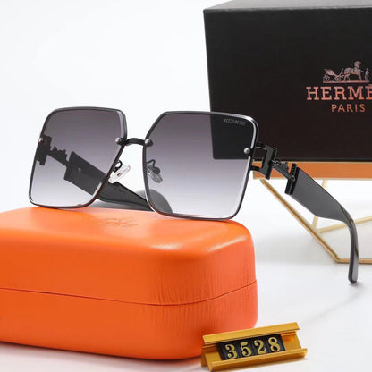 2026 Fashion Metal H Carriage Sunglasses