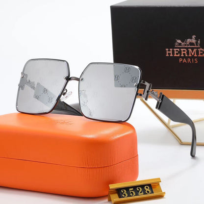 2026 Fashion Metal H Carriage Sunglasses
