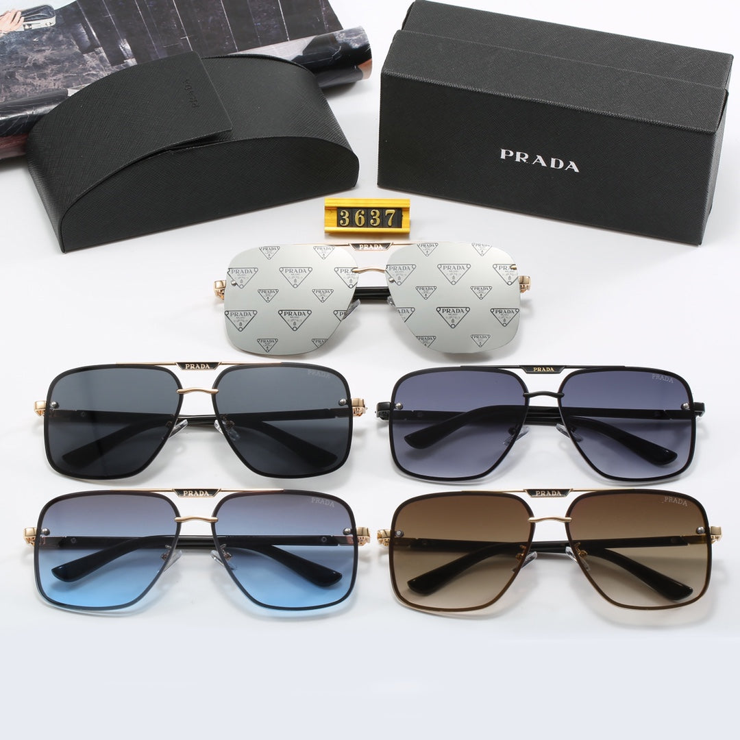 2026 Unisex Fashion Metal Letter Sunglasses