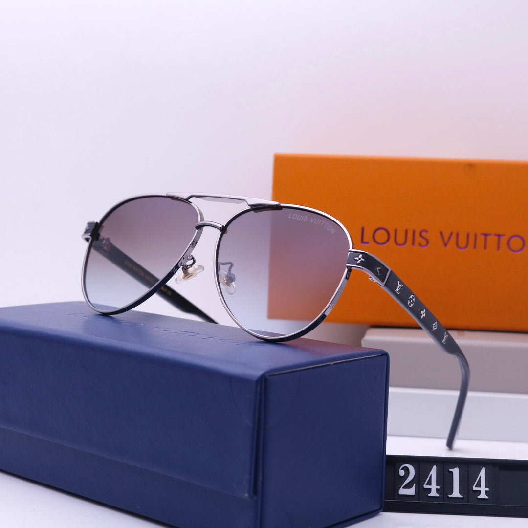 2026 Double Bridge Embossed Frame Sunglasses