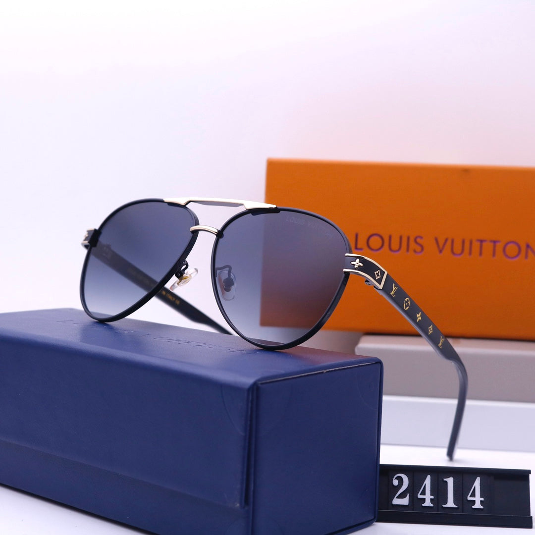 2026 Double Bridge Embossed Frame Sunglasses
