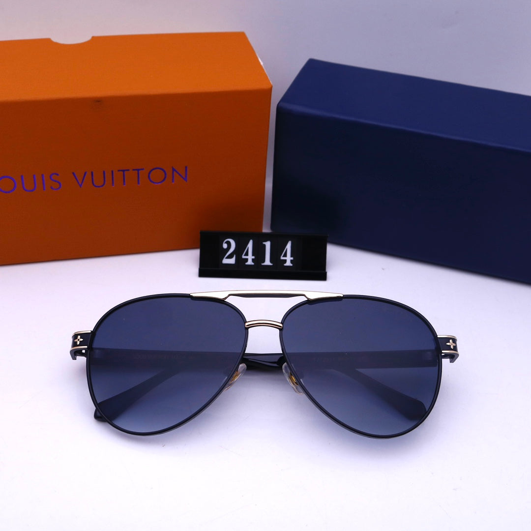 2026 Double Bridge Embossed Frame Sunglasses